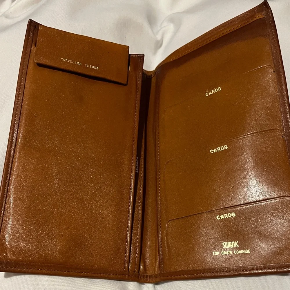 Swank Top Grain Cowhide Brown Leather Wallet